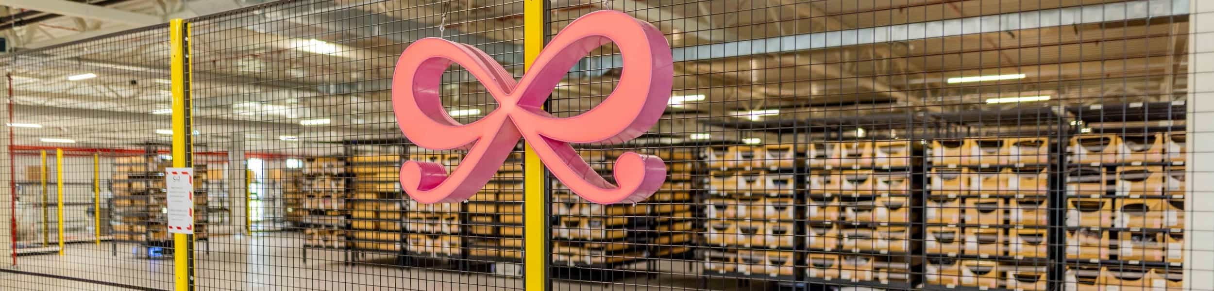 AGV mezzanine flooring at Hunkemöller's new distibution centre